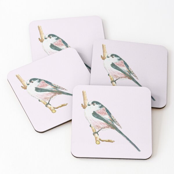 Item preview, Long tailed tit (watercolour) designed and sold by Sarah Addy.