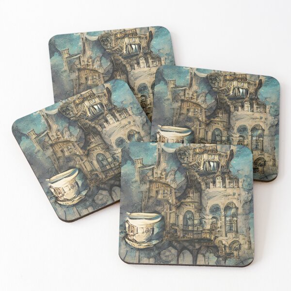 Item preview, Victorian Teatime Ink Drawing IV designed and sold by ~.