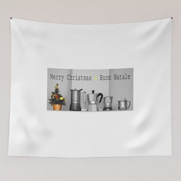 Item preview, Merry Christmas Buon Natale designed and sold by Geraldine Holly.
