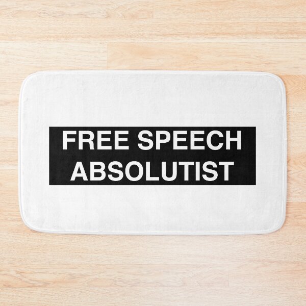 Item preview, Free speech absolutist designed and sold by RossDillon.