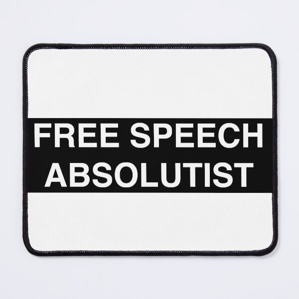 Item preview, Free speech absolutist designed and sold by RossDillon.