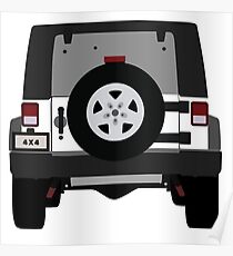 Off-Road Jeep | White Poster
