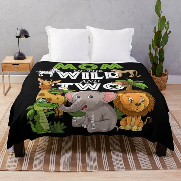 Item preview, Mom of the Wild Two Zoo Birthday Safari Jungle Animal designed and sold by flimsyarmament9.