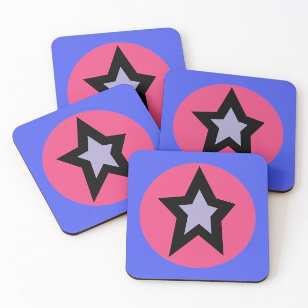 Item preview, Lavender Star Pink Circle Graphic designed and sold by ellenhenry.