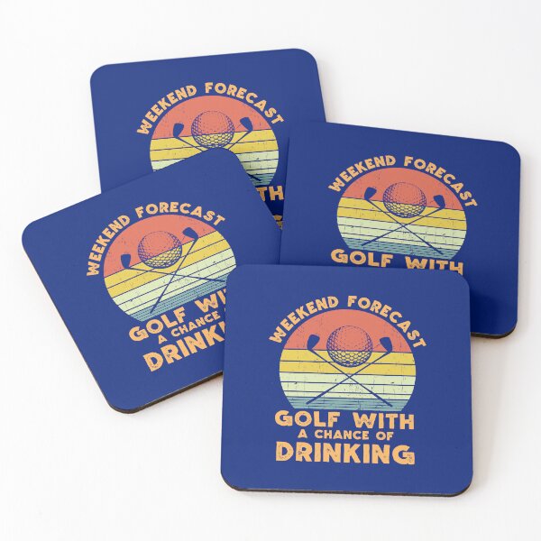 Item preview, Weekend Forecast – Golf with a Chance of Drinking. designed and sold by Lonesome-Fox.
