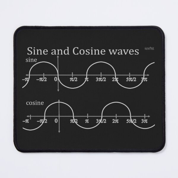 Item preview, Sine and Cosine waves designed and sold by wowitsmytshirt.
