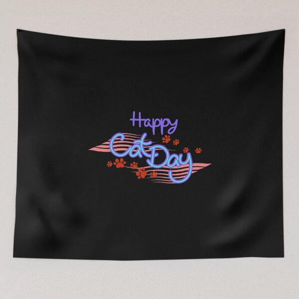 Item preview, Happy Cat Day designed and sold by The Love Quill.