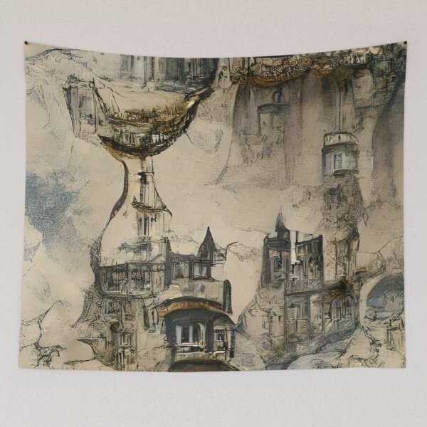 Item preview, Victorian Teatime Ink Drawing V designed and sold by ~.