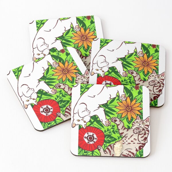 Item preview, CATS in GRASS designed and sold by ValentinasWorks.