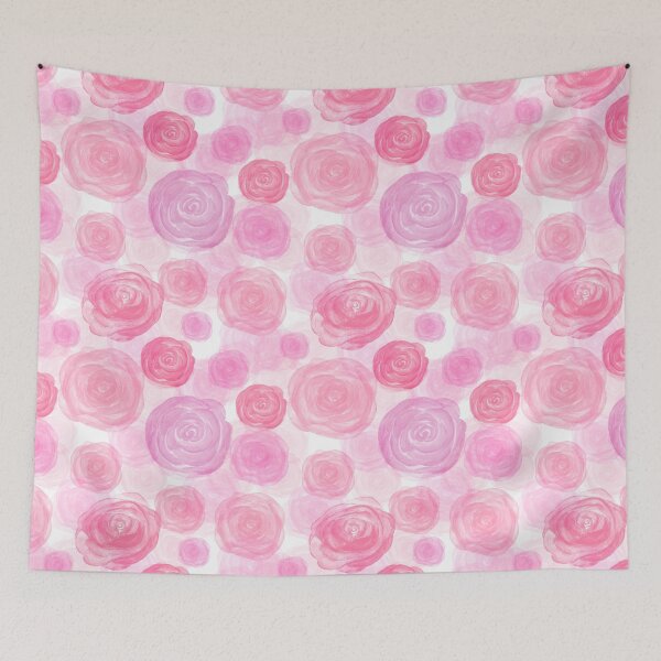 Item preview, Pink Flowers Pattern designed and sold by ABGdesigns.