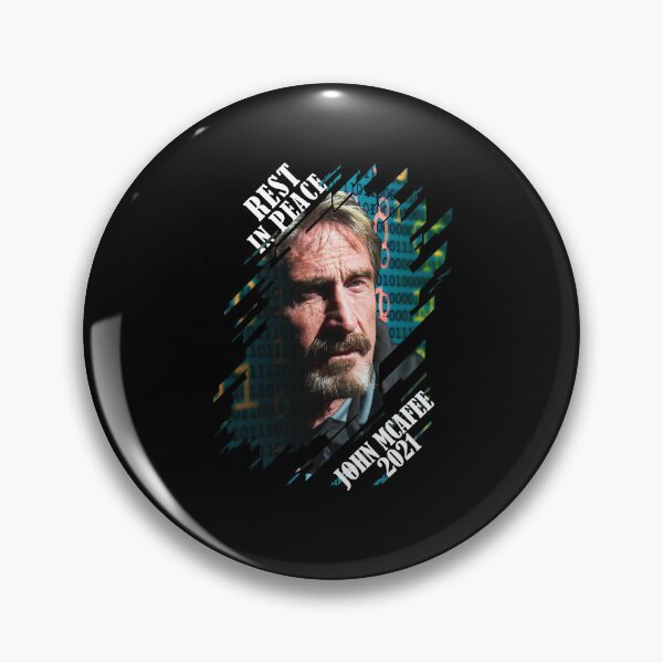 Item preview, John Mcafee RIP 1945 2021 Graphic , Mcafee Never Forget , John Mcafee 2021 Tee designed and sold by christinestdegt.