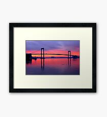 Sailors Take Warning Framed Print
