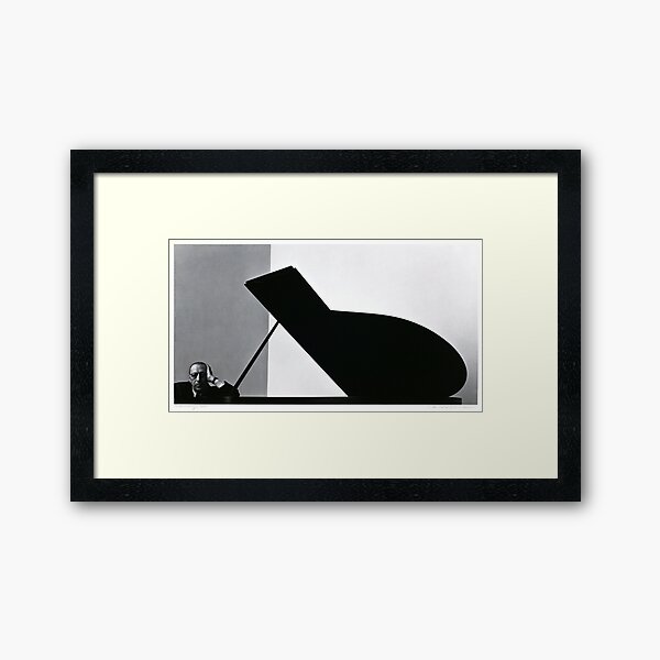 Stravinsky en Piano Lámina enmarcada