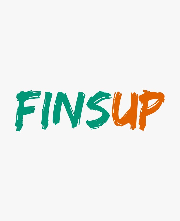 Fins Up, Miami Football Sticker for Sale by FanSwagUnltd