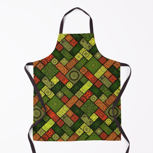 Item preview, Mixed Spring Colors 2 Indian Diagonal Floral Tiles pattern designed and sold by Art-by-Geoff.