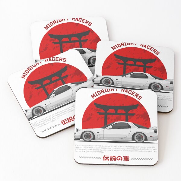 Item preview, Midnight Racer White RX 7 FD 3S JDM designed and sold by goldentuners.
