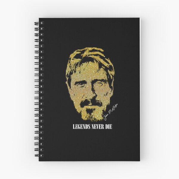 Item preview, Legends Never Die John Mcafee Portrai, McAfee Thank You For The Memories , Mens Tee John McAfee designed and sold by christinestdegt.