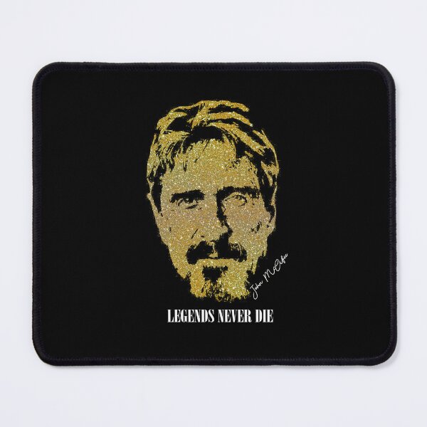Item preview, Legends Never Die John Mcafee Portrai, McAfee Thank You For The Memories , Mens Tee John McAfee designed and sold by christinestdegt.