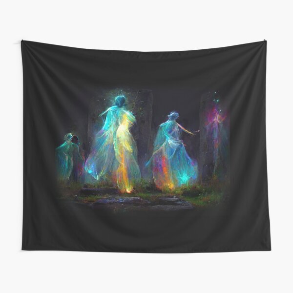 Standing stone fairies 8 Tapestry
