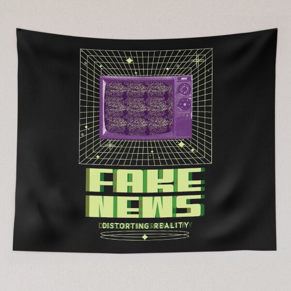 Item preview, Fake News, Distorting Reality, Propaganda TV designed and sold by ArtOfRebellion.