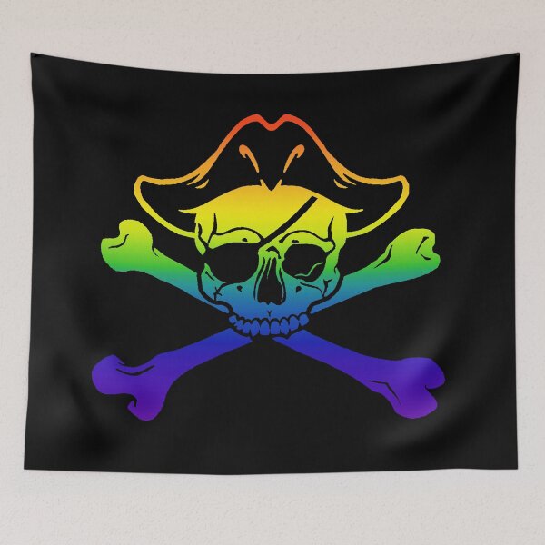 Item preview, Gay Pirate Pride designed and sold by Bitsit.