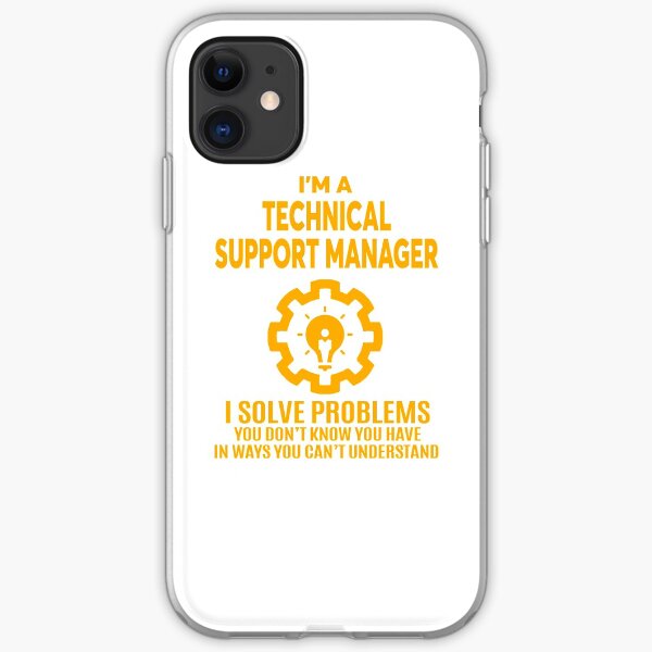 TECHNICAL SUPPORT MANAGER - NICE DESIGN 2017 iPhone Soft Case