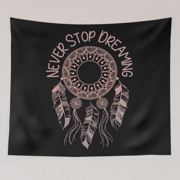 Item preview, Never Stop Dreaming Dream Catcher designed and sold by HappyLifeCreate.