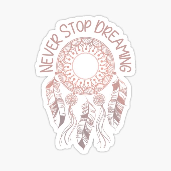 Item preview, Never Stop Dreaming Dream Catcher designed and sold by HappyLifeCreate.
