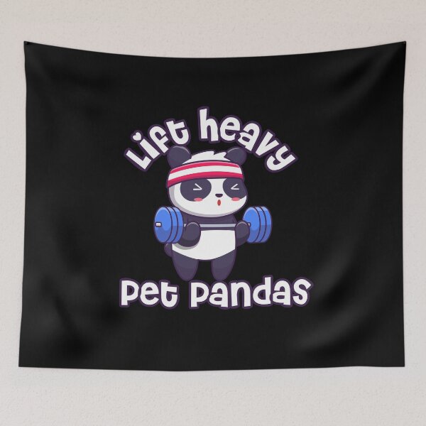 Item preview, Lift Heavy Pet Pandas Funny Fitness designed and sold by TheWildFlix.