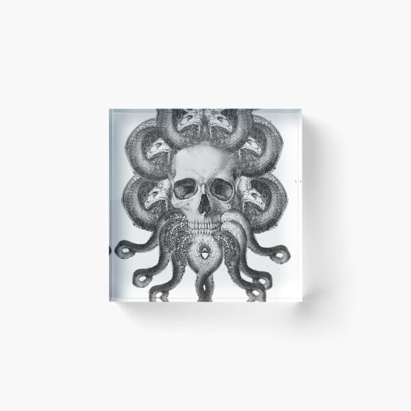 Item preview, Chuthlu. Channidae. medusa.skull, bluebeard designed and sold by richandpure.