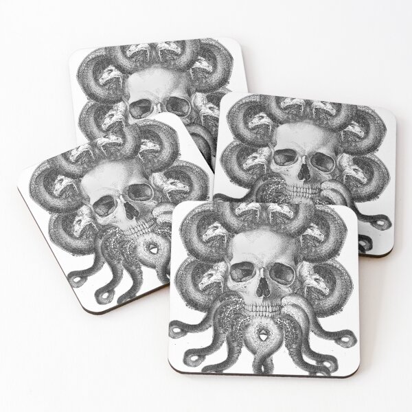 Item preview, Chuthlu. Channidae. medusa.skull, bluebeard designed and sold by richandpure.
