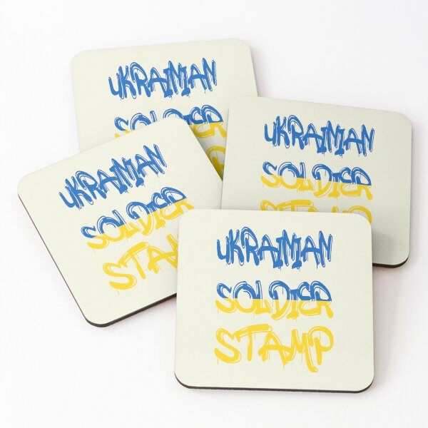 Item preview, Ukrainian soldier stamp designed and sold by NewTopDesign.