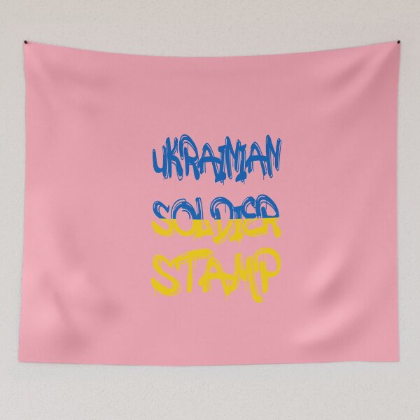 Item preview, Ukrainian soldier stamp designed and sold by NewTopDesign.