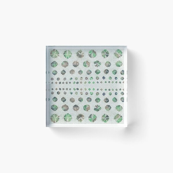 Item preview, Shibori Circles - Forest designed and sold by bmfabricdesigns.