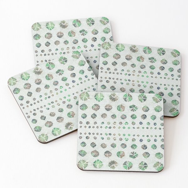 Item preview, Shibori Circles - Forest designed and sold by bmfabricdesigns.