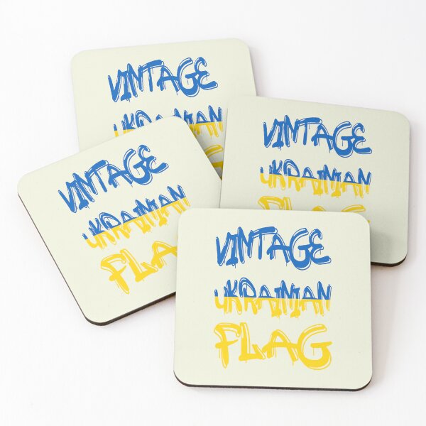 Item preview, Vintage Ukrainian Flag designed and sold by NewTopDesign.