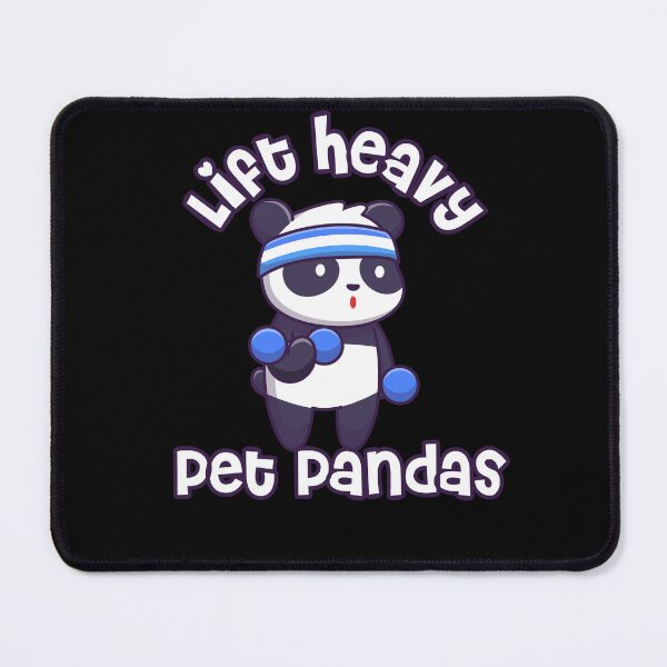 Item preview, Lift Heavy Pet Pandas Kawaii Funny Fitness designed and sold by TheWildFlix.
