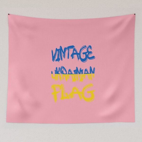 Item preview, Vintage Ukrainian Flag designed and sold by NewTopDesign.