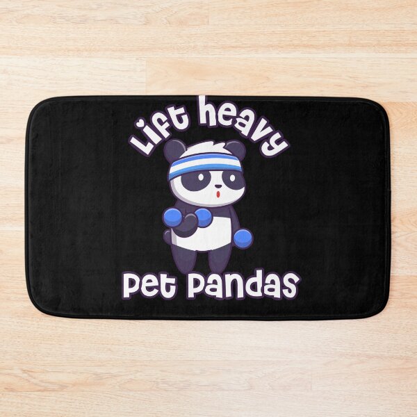 Item preview, Lift Heavy Pet Pandas Kawaii Funny Fitness designed and sold by TheWildFlix.