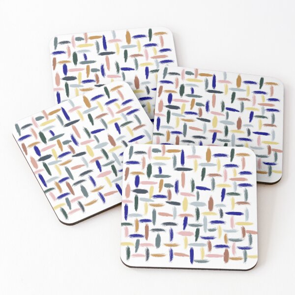 Item preview, Fun and Colorful Spring Brushstrokes Pattern designed and sold by PearlMoonGrapes.