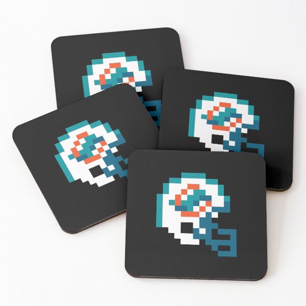 Artikelvorschau, Miami Dolphins (nur 8-Bit-Footballhelm) – Limited Edition | Perfektes Geschenk entworfen und verkauft von laureshira.