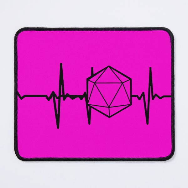 Item preview, D&D is my heartbeat- A Roleplayers heart is in their D20 designed and sold by RollingthatD20.