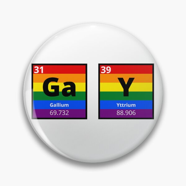 Item preview, GaY Periodic Table Chemistry Nerd mlm designed and sold by prideXrainbow.