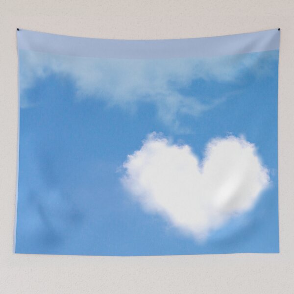Item preview, Pretty Heart Shaped Cloud designed and sold by imabbhey.