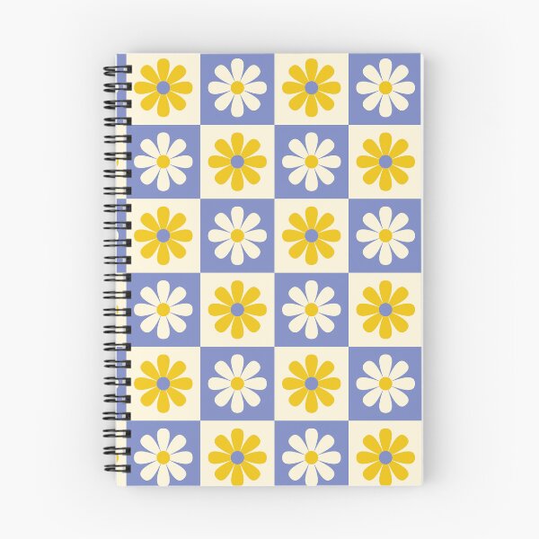 Item preview, Magnolia Yellow Mod Flower Checkers designed and sold by Carolina Diaz.