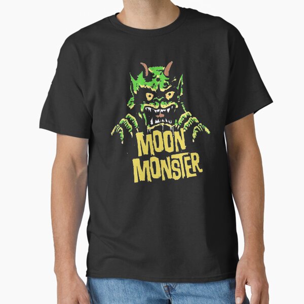 Vista previa del artículo con la obra «Moon Monster // Vintage Monster Fan Club», diseñado y vendido por JayLenosChin.
