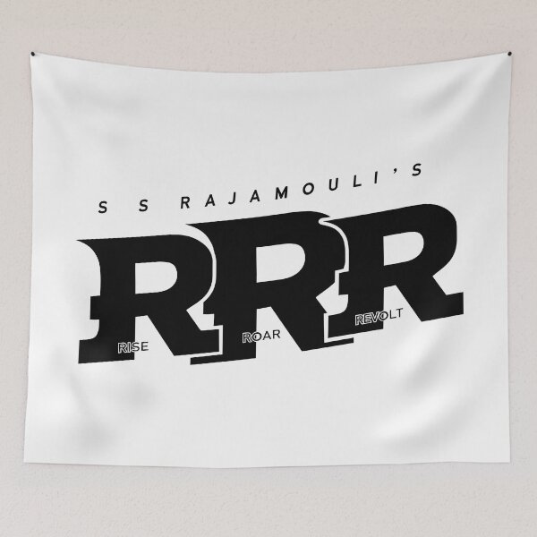 Item preview, RRR rise roar revolt movie logo B designed and sold by JCBA.