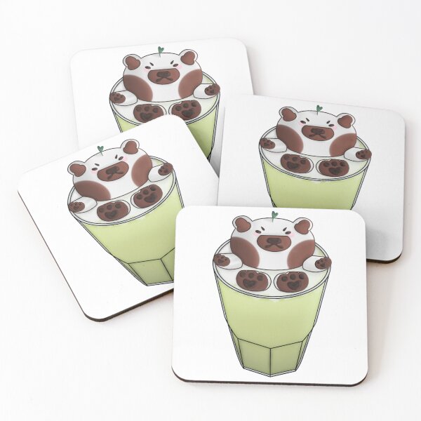 Item preview, Bear Macha Milk Tea designed and sold by SpaceWuff.