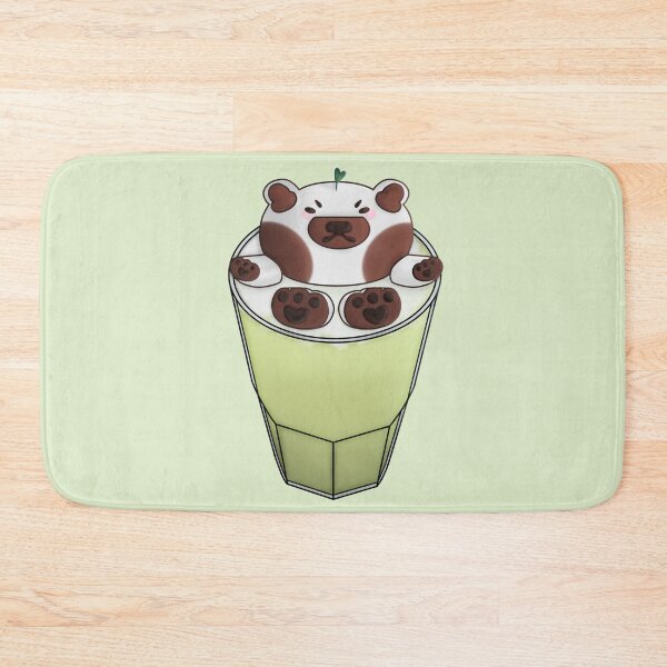 Artikelvorschau, Bear Macha Milchtee (Soft Green) entworfen und verkauft von SpaceWuff.