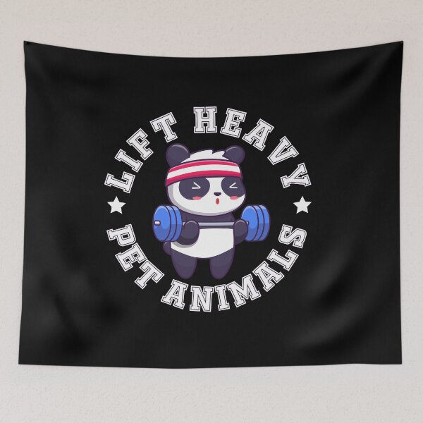 Item preview, Lift Heavy Pet Animals Funny Fitness designed and sold by TheWildFlix.